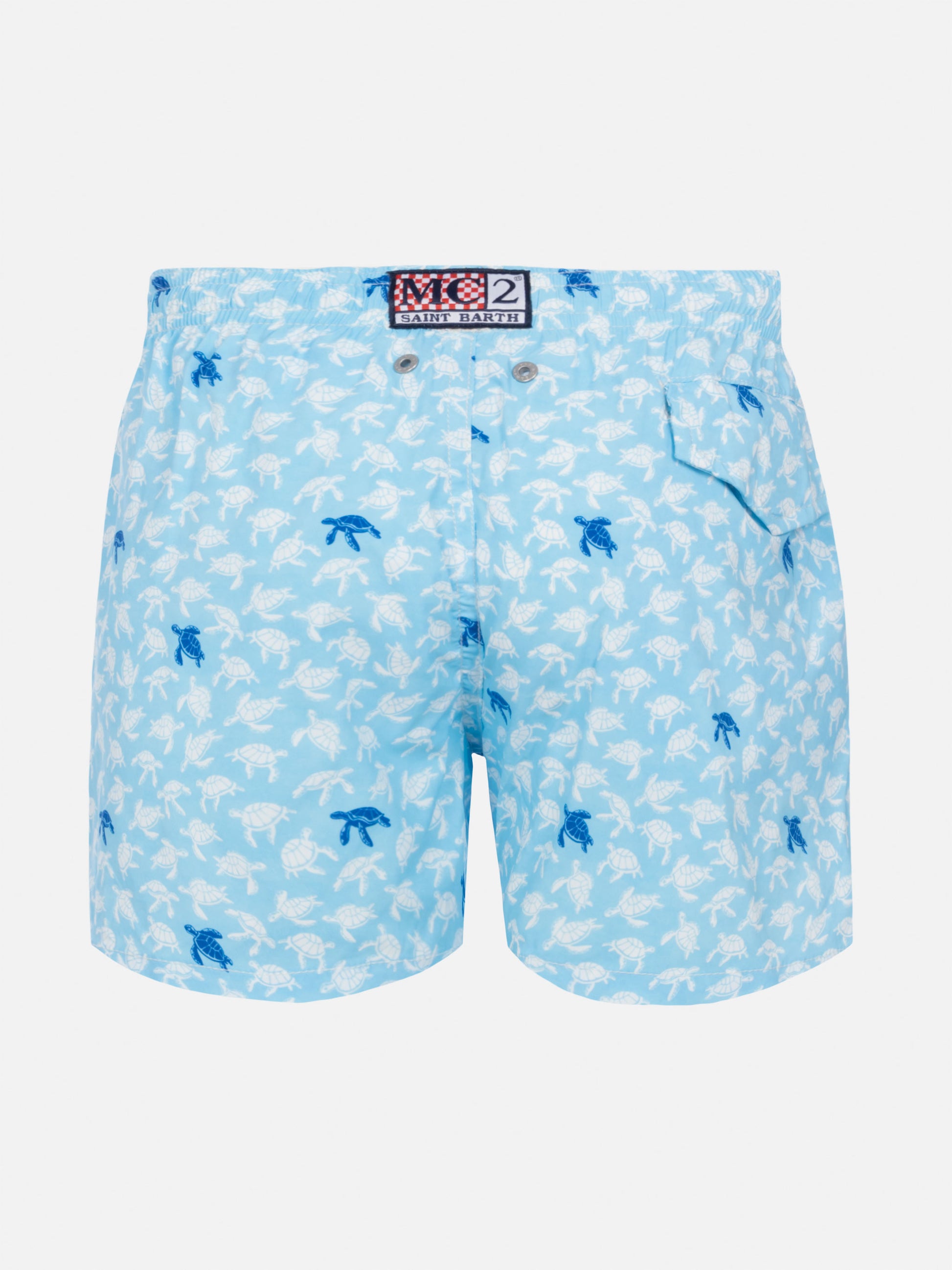 Comfort Light swim shorts with turtle print - MC2 Saint Barth