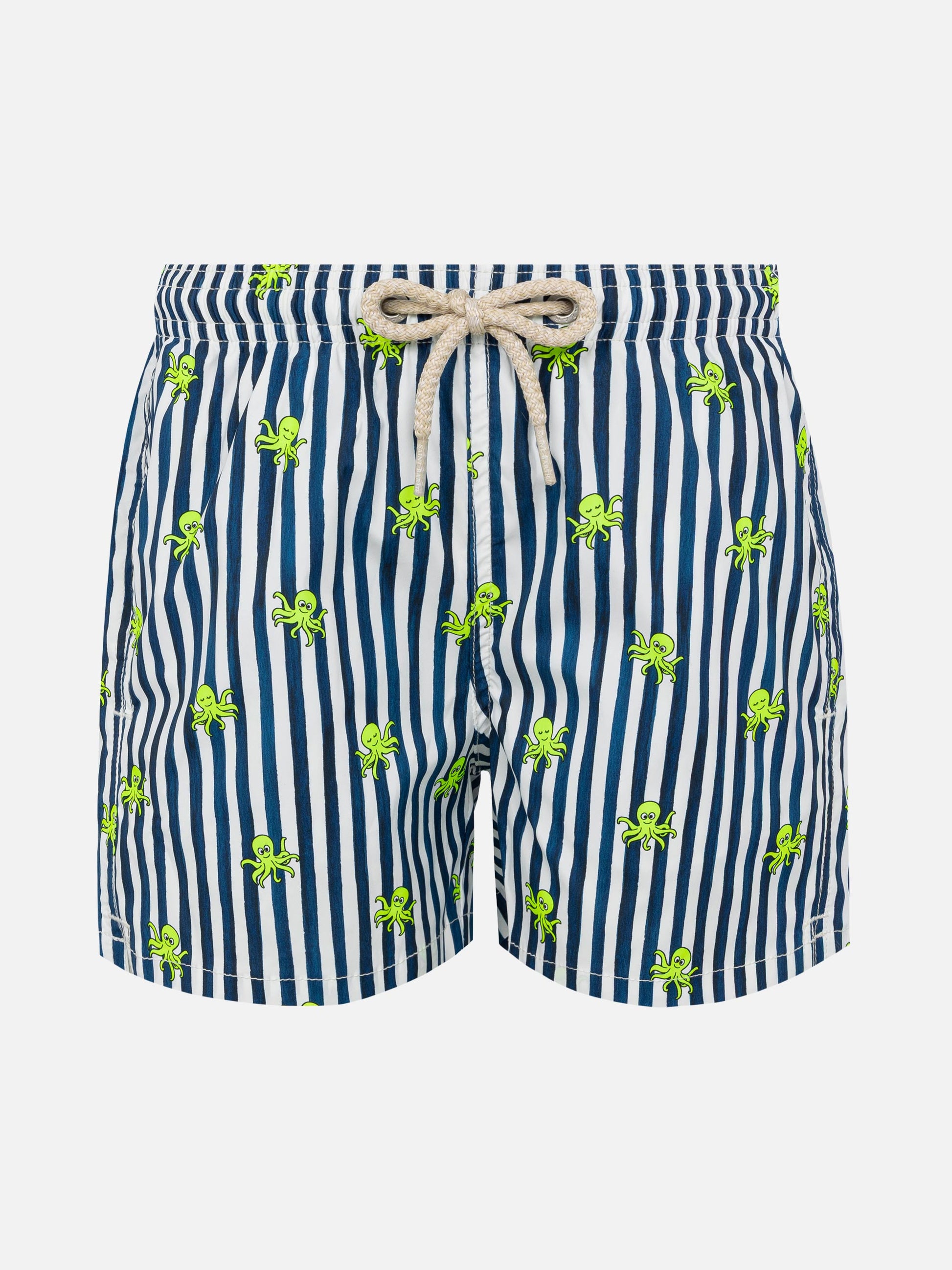 Comfort Light swim shorts with octopus print - MC2 Saint Barth