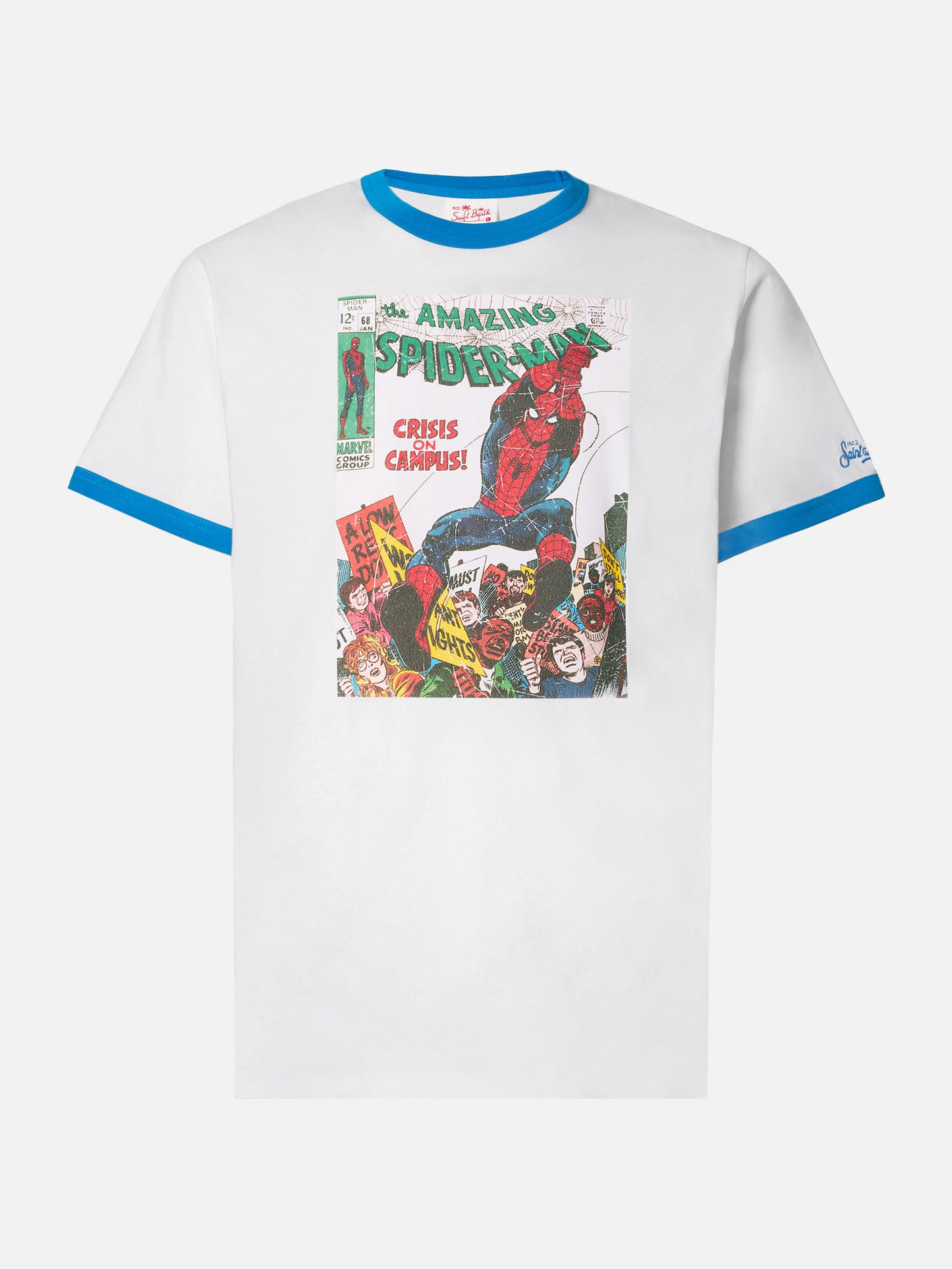 Herren-Baumwoll-T-Shirt mit Spiderman-Print | MARVEL SPECIAL EDITION