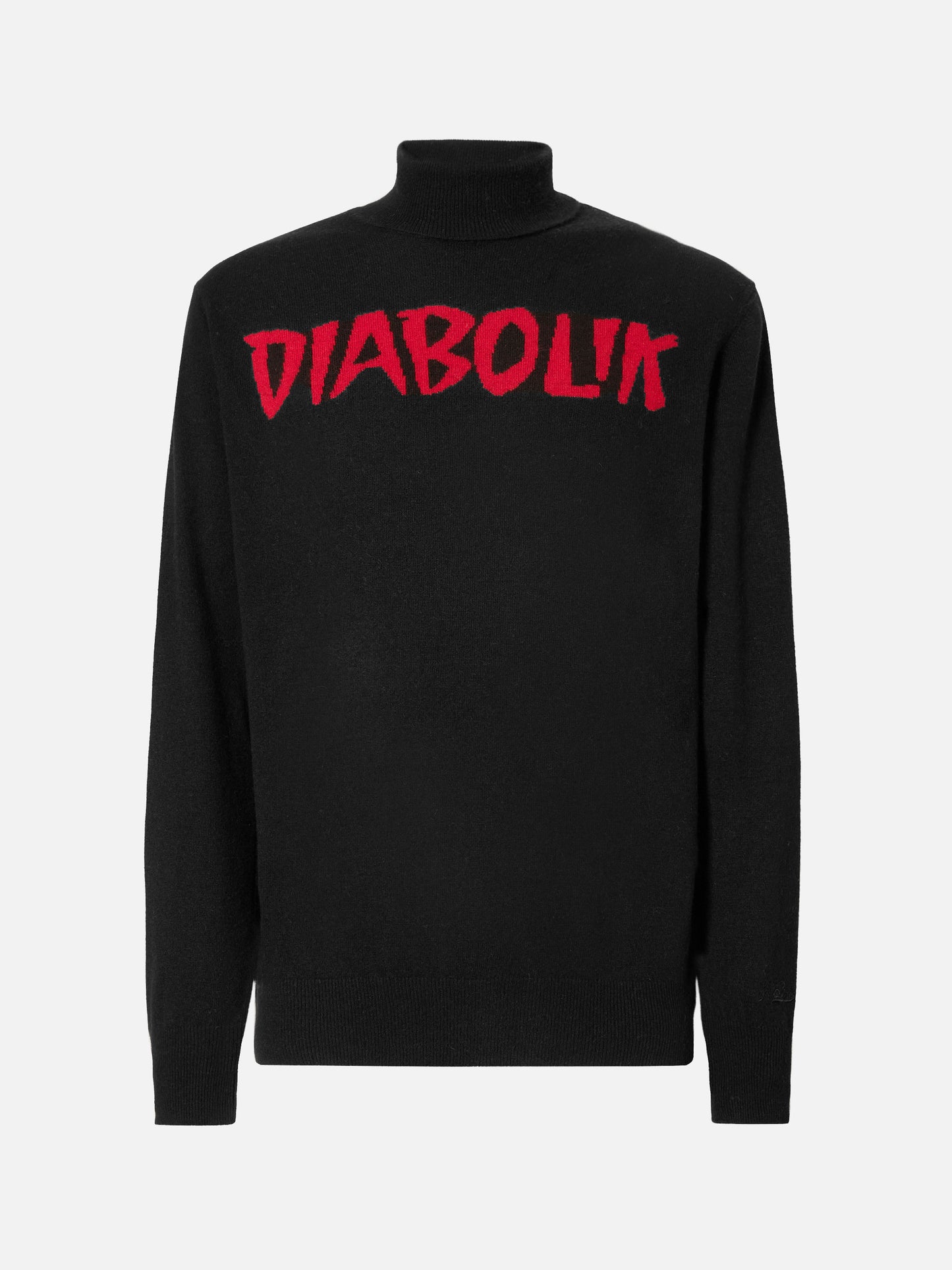 Rollkragenpullover Dolcevita mit Diabolik-Jacquard | DIABOLIK SPECIAL EDITION