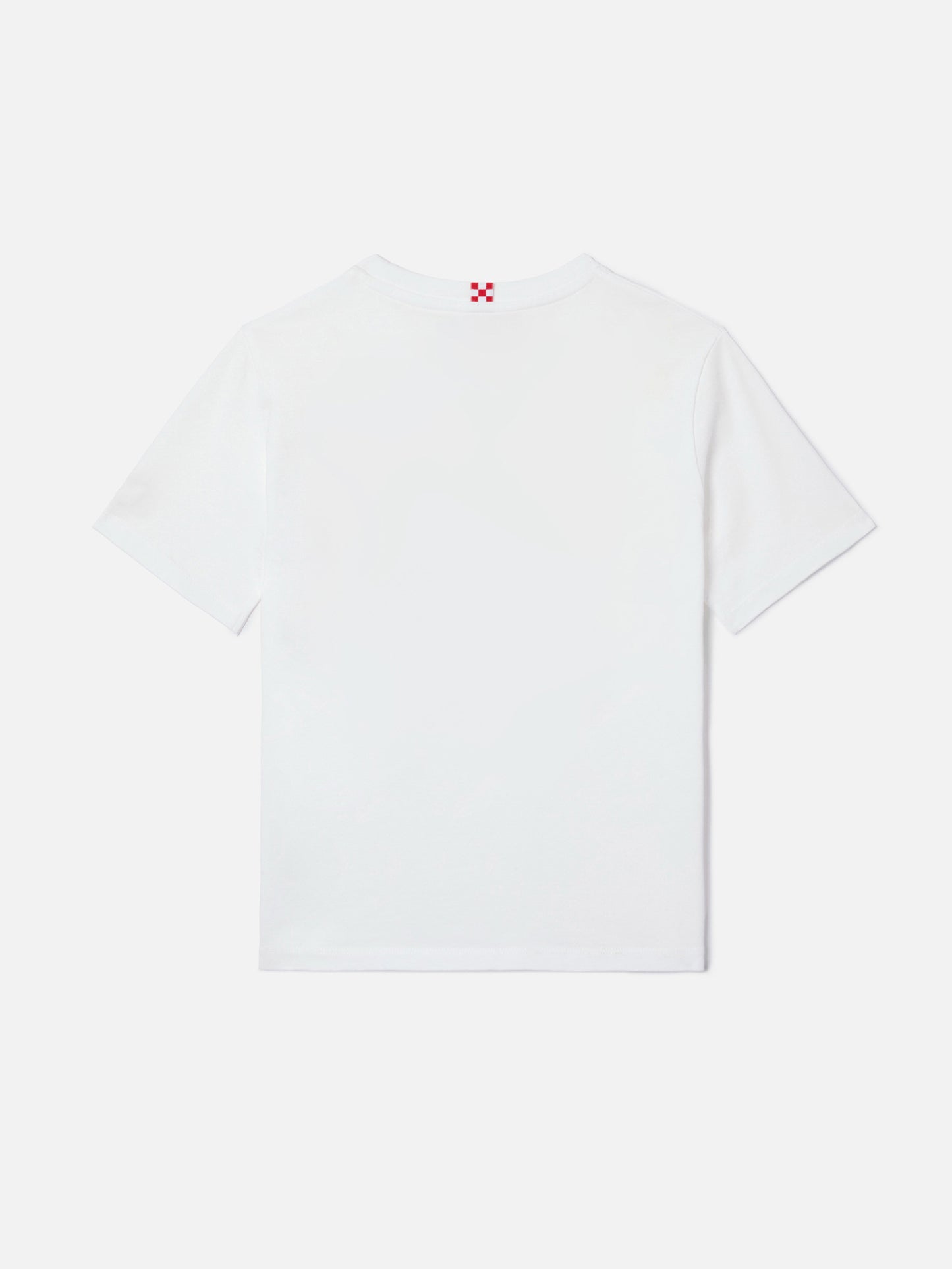 T-shirt White Dover Jr en pur coton avec logo brodé