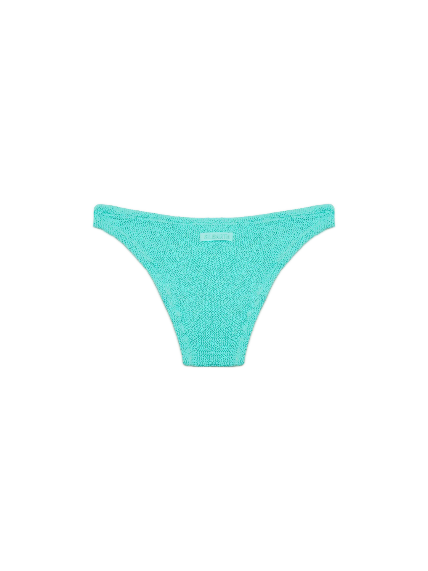 Elise slip mare classico in crinkle verde acqua