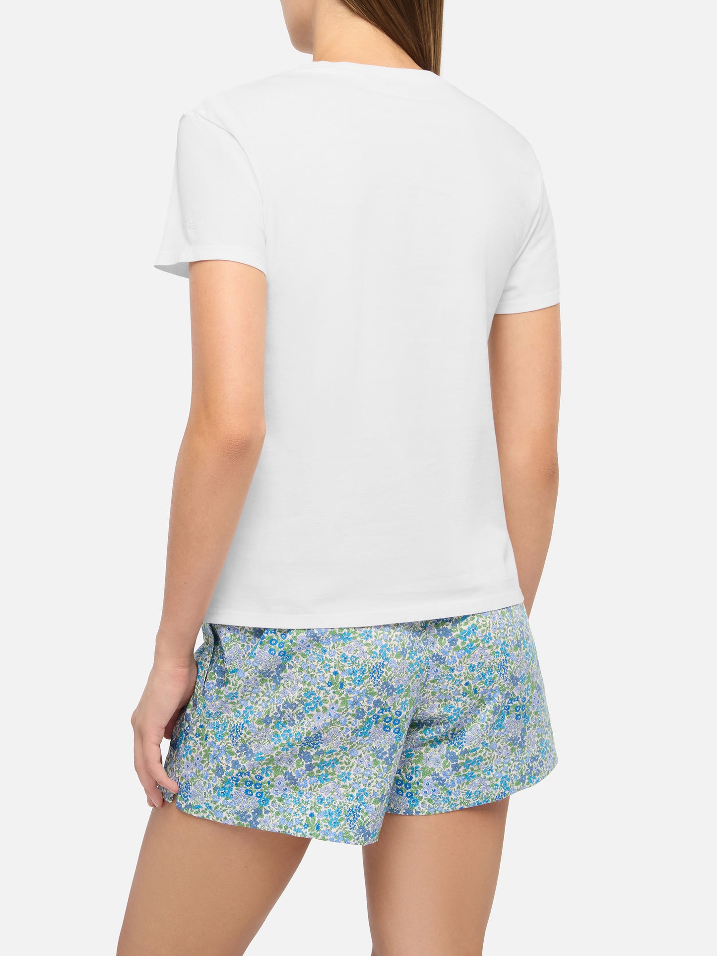 Baumwoll-T-Shirt Emilie mit Reggo Solo Alcool-Stickerei