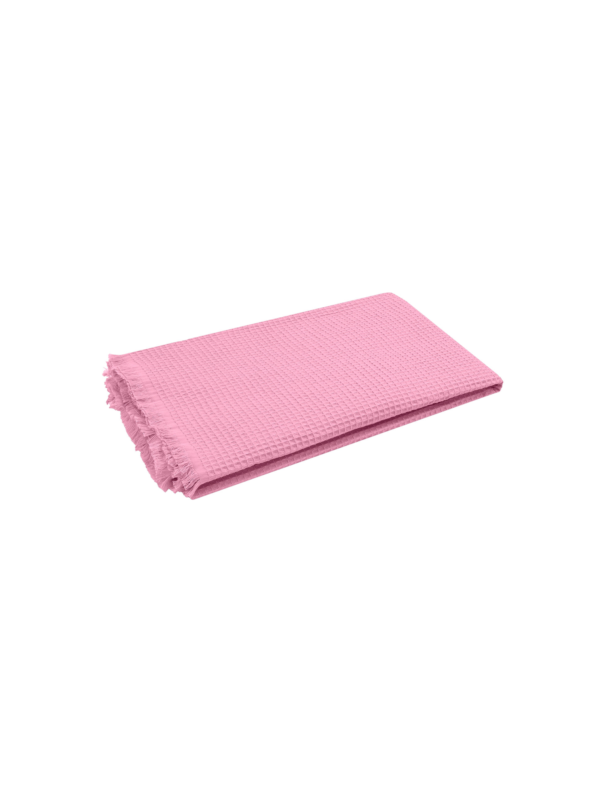 Pink honeycomb cotton FoutaSac beach towel - MC2 Saint Barth