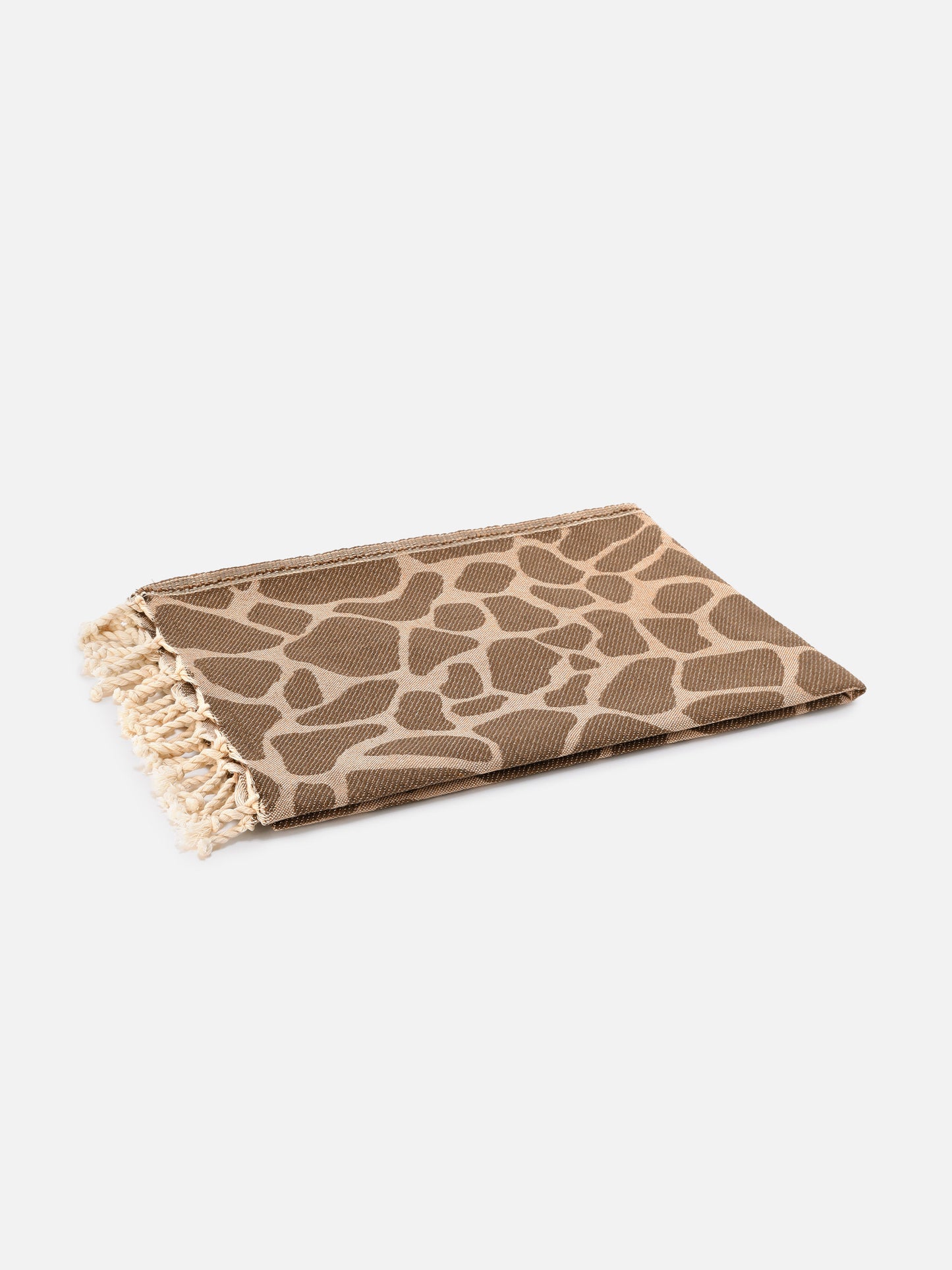 Foutas cotton jacquard animalier beach towel