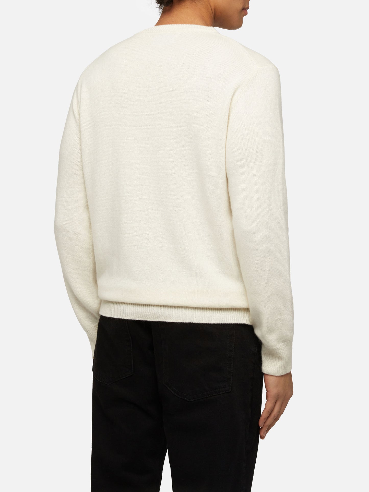 Sweater Heron with Snoopy jacquard and embroidery | SNOOPY PEANUTS® SPECIAL EDITION - MC2 Saint Barth