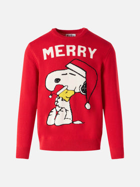 Roter Herrenpullover mit Snoopy-Aufdruck | SNOOPY – PEANUTS™ SONDEREDITION