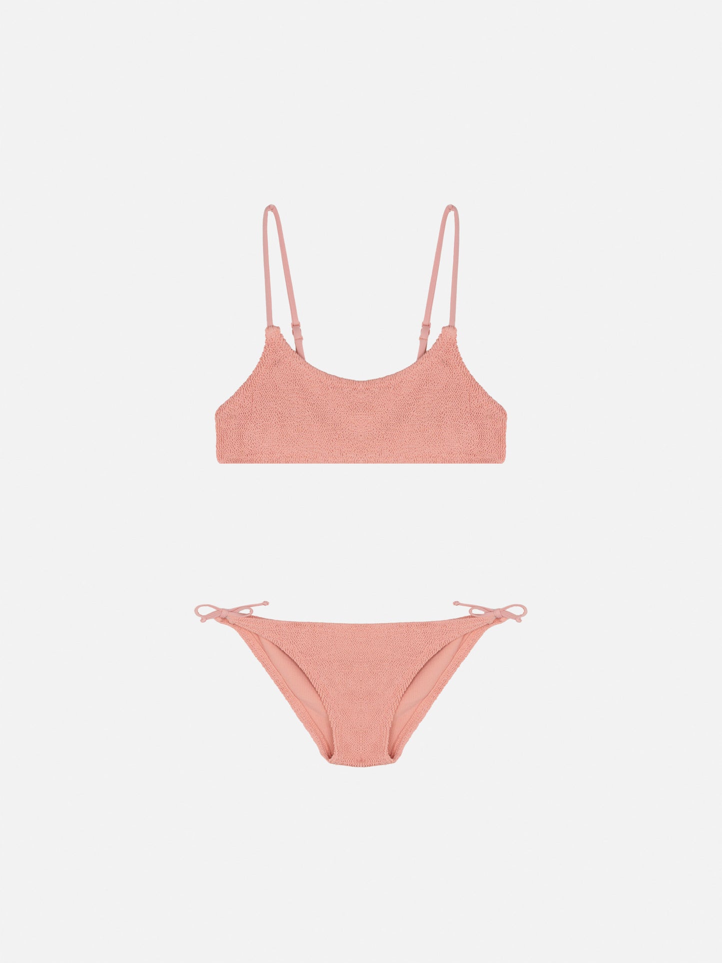 Jaiden pink crinkle bralette bikini - MC2 Saint Barth