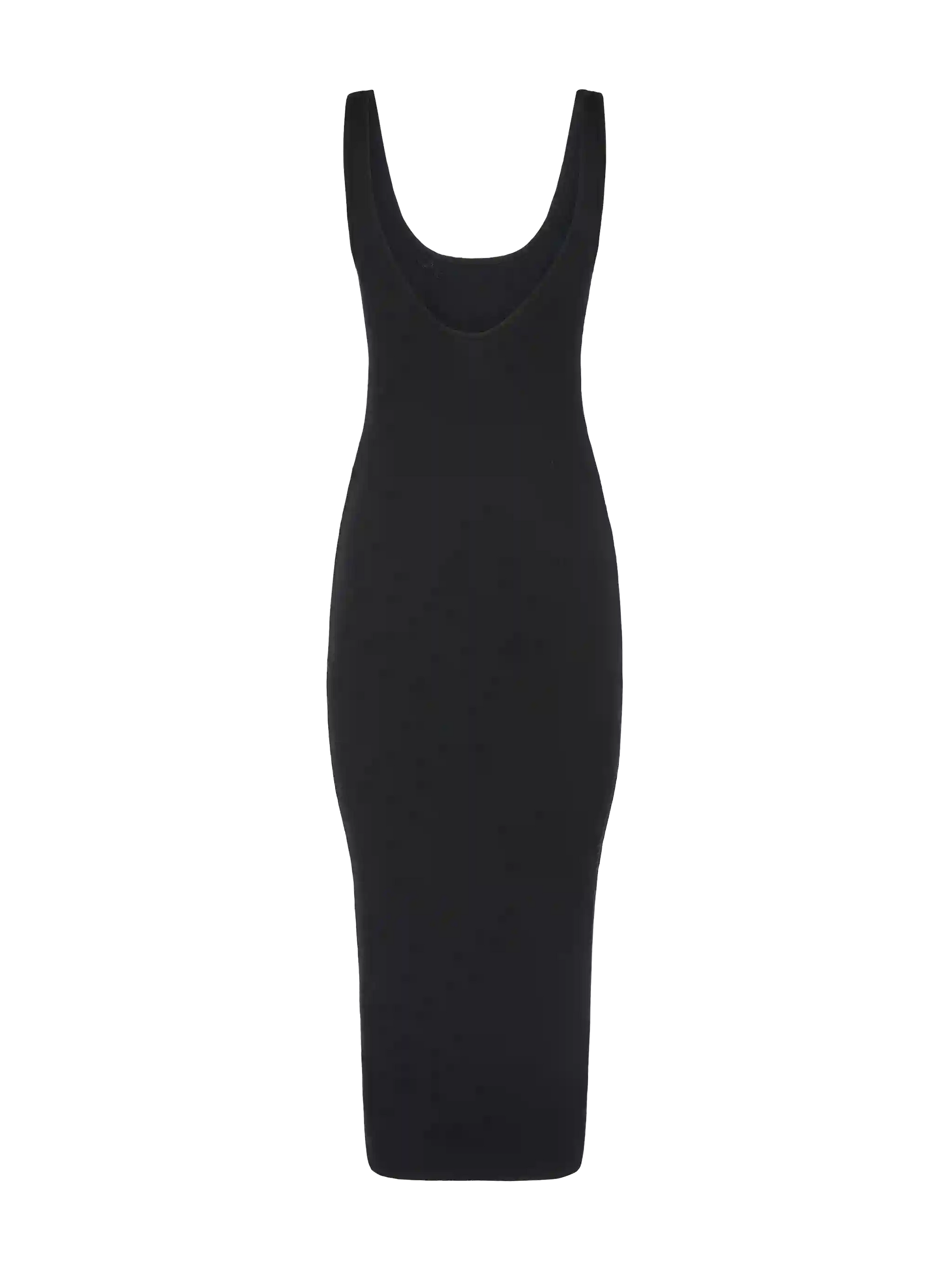 Jennifer ribbed black cotton jersey tank dress - MC2 Saint Barth