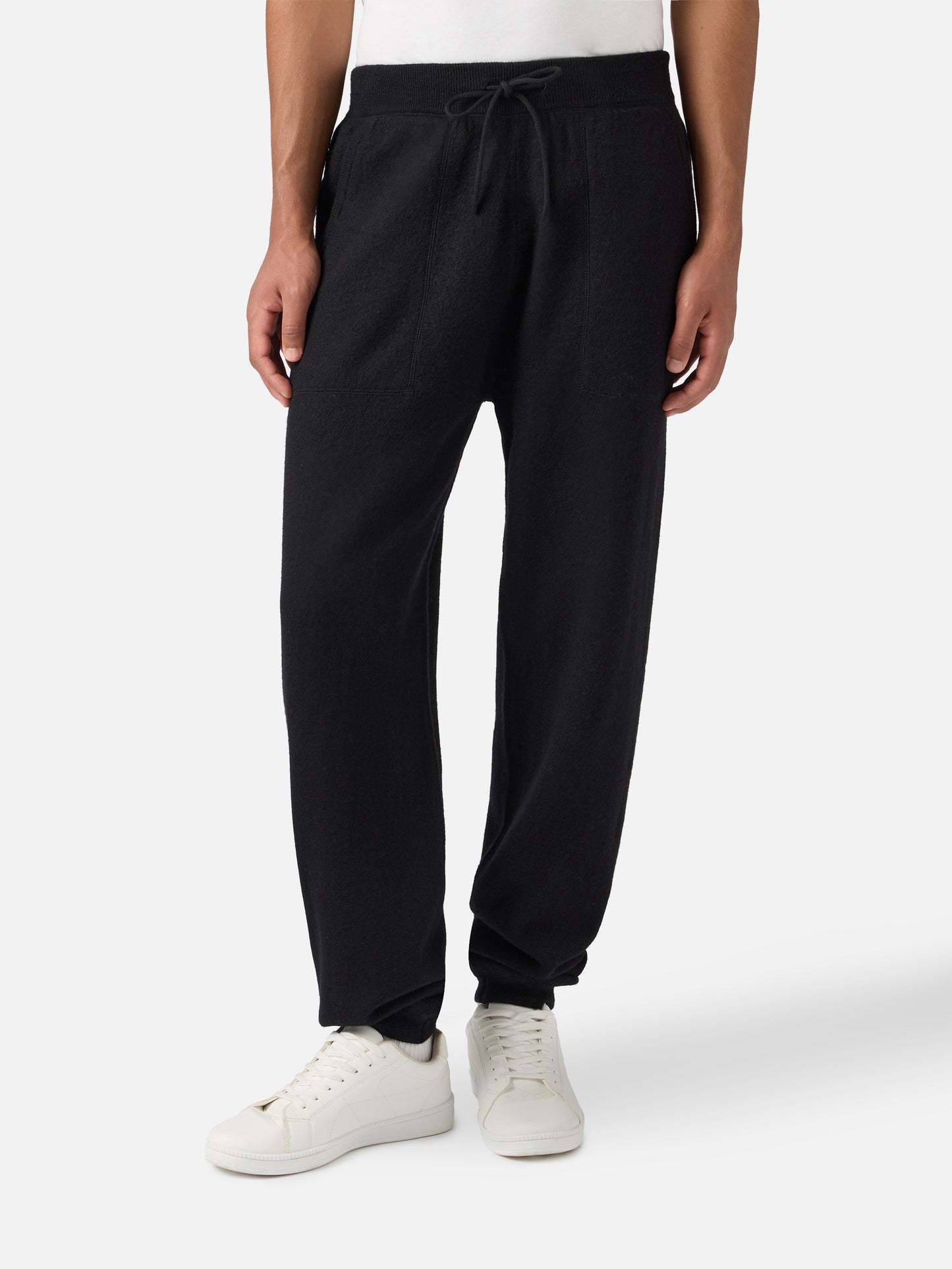 Track knitted sweatpants John with pockets