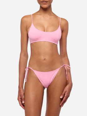 Judy Marielle classic bralette bikini in pink