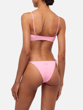 Judy Marielle classic bralette bikini in pink