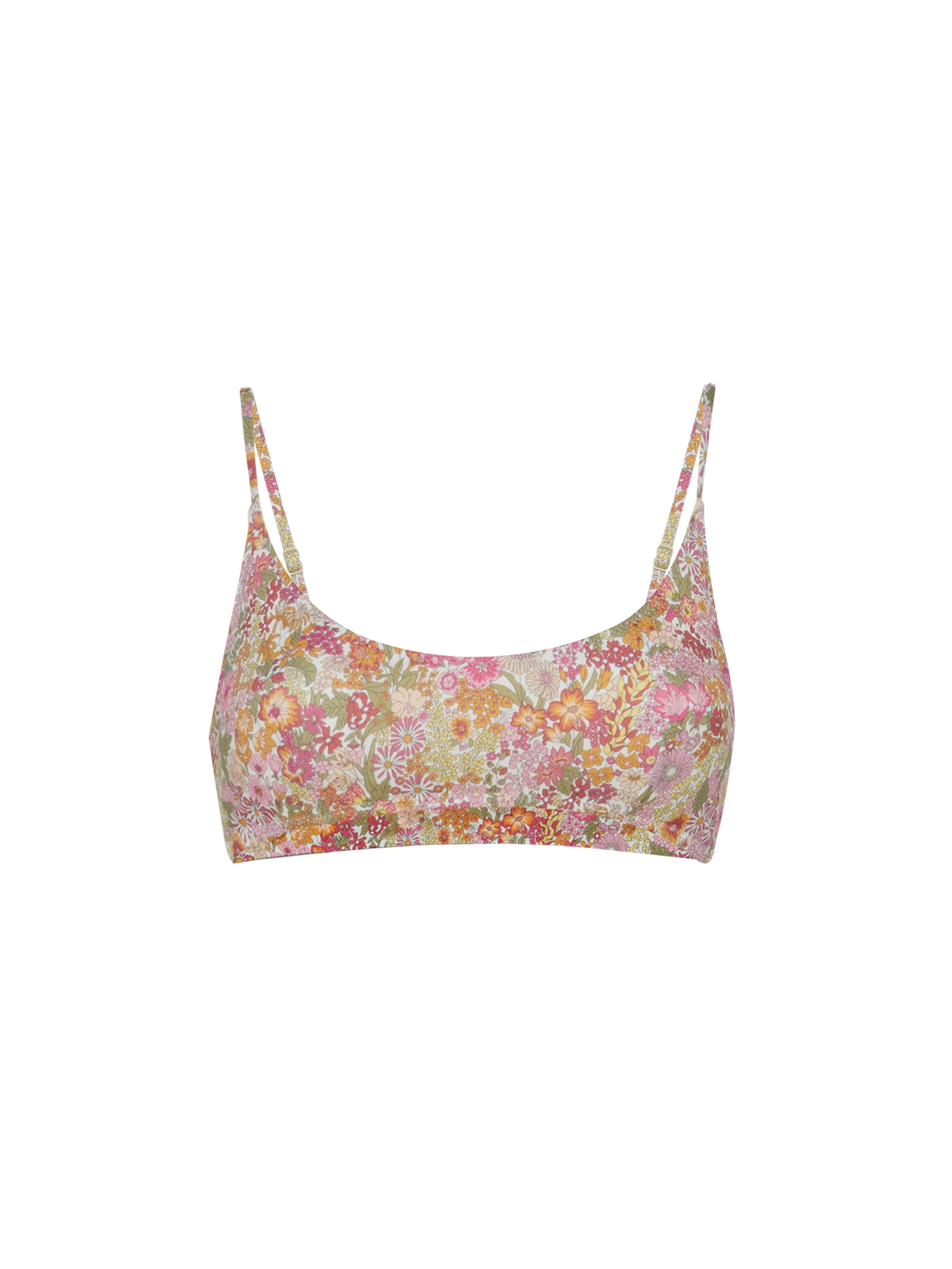Judy bralette beach top Judy with Margaret Annie print | MADE WITH LIBERTY FABRIC - MC2 Saint Barth