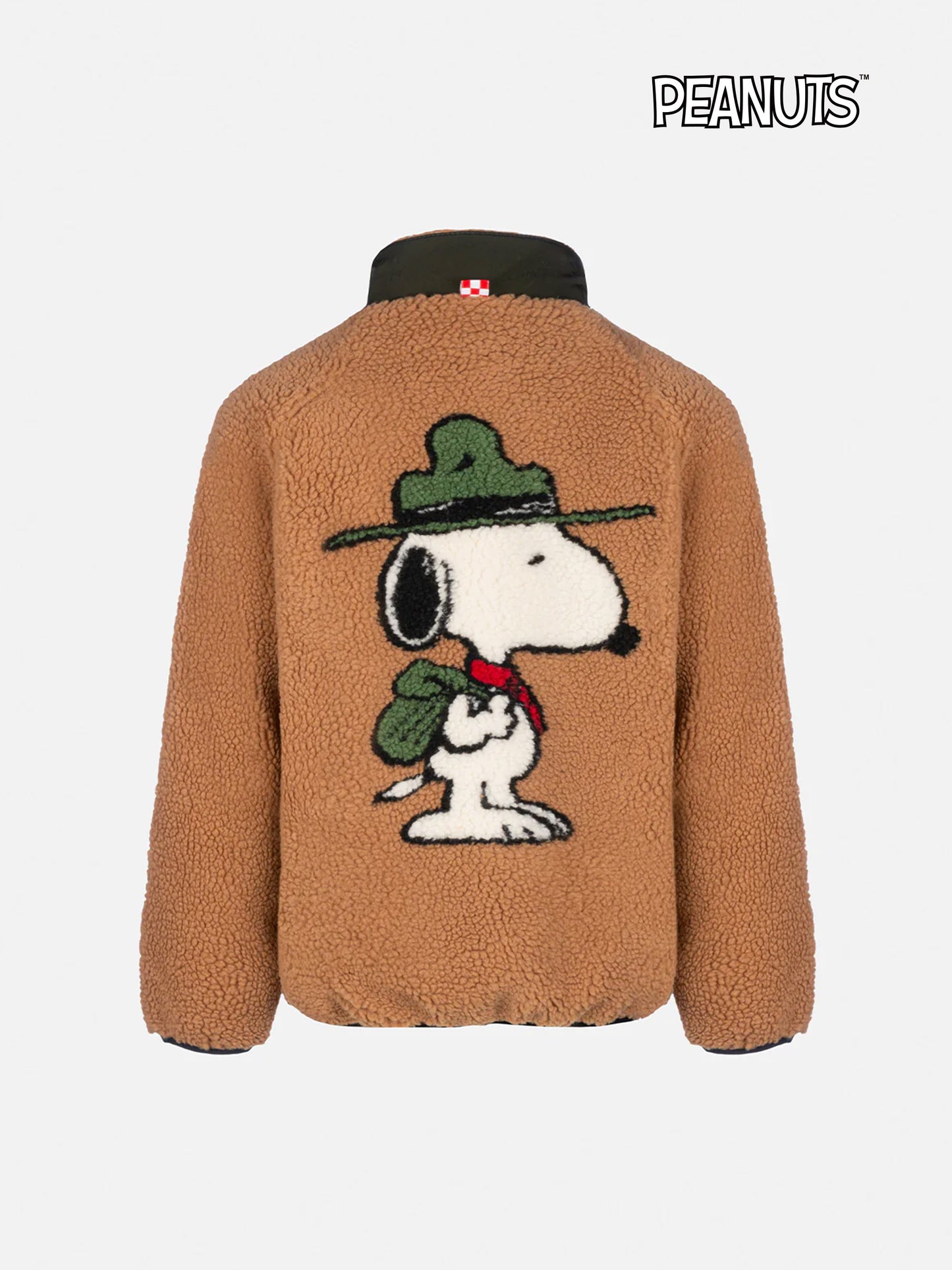 Beige Sherpa-Jacke Keystone für Jungen mit Snoopy-Aufdruck | SNOOPY PEANUTS SPECIAL EDITION