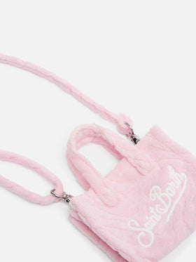 Light blue embossed terry Key Holder - MC2 Saint Barth