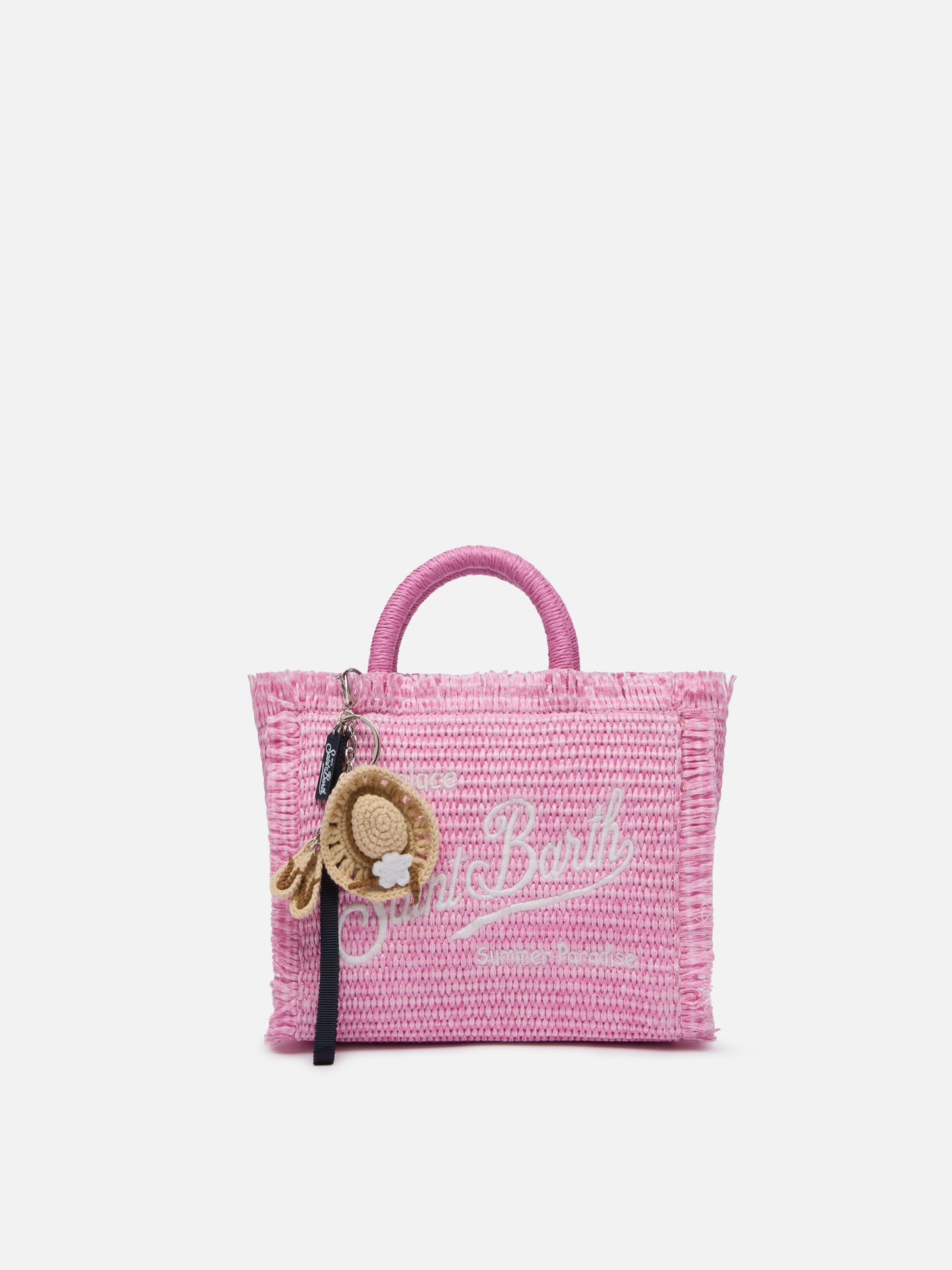 Portachiavi Keyring con charm flip flops crochet