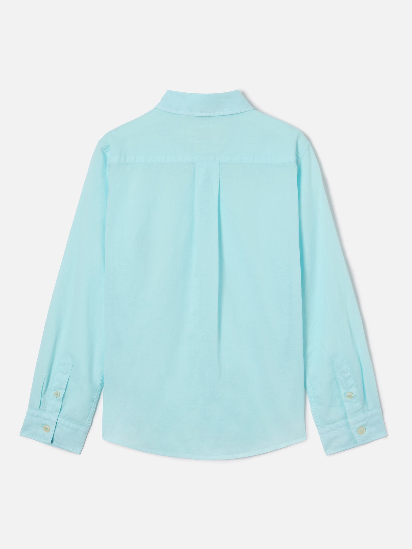 Wassergrünes Chemise Jr Hemd aus Baumwollvoile