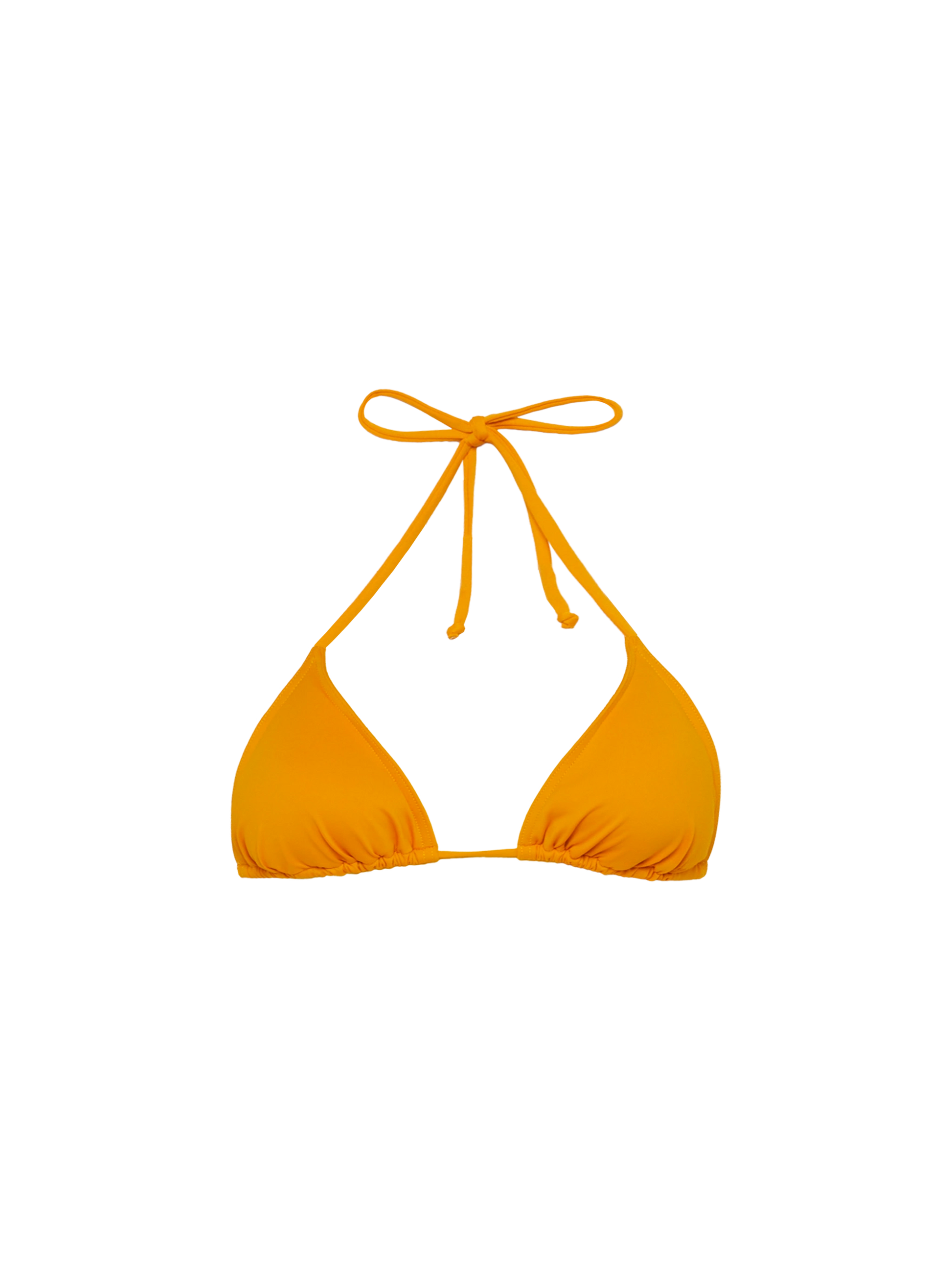 Leah ochre yellow triangle top swimsuit - MC2 Saint Barth