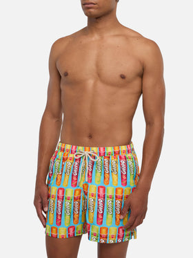 Badeshorts für Herren mit Calippo-Aufdruck | Algida® Sonderedition