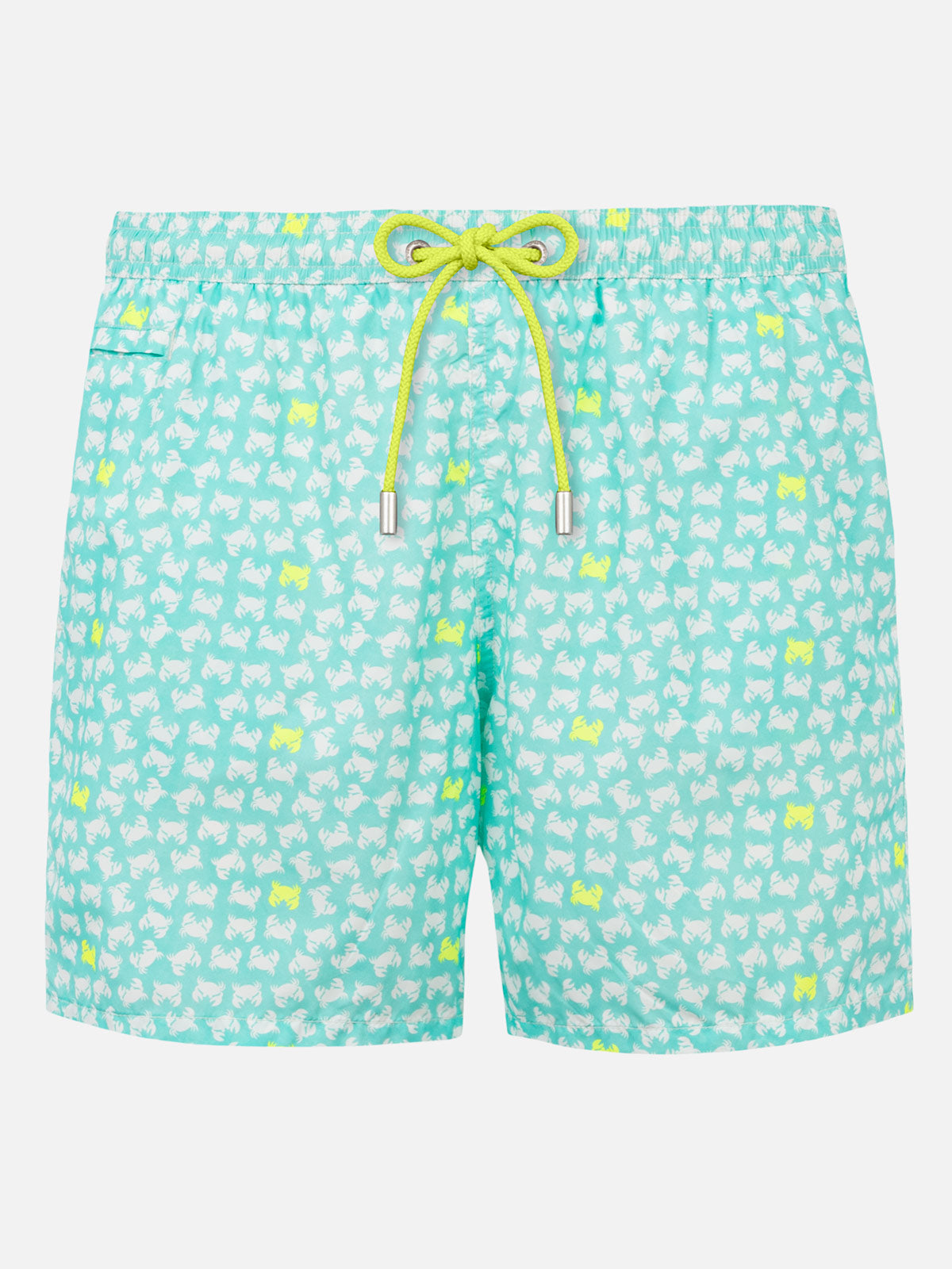 Man light fabric swim shorts with crabs print - MC2 Saint Barth