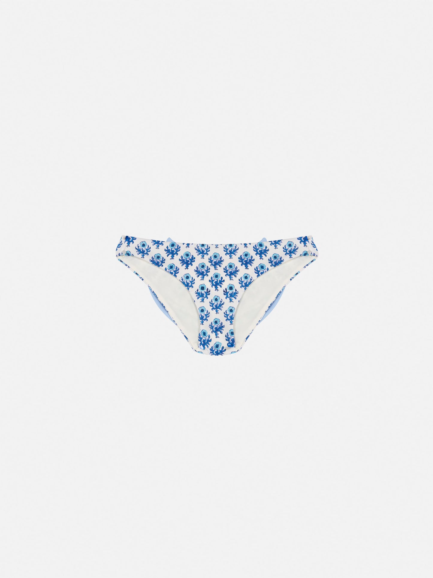 Badeslip „Madame“ mit Schleife und Blumenprint
