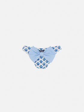Madame swim briefs with bow and flower print - MC2 Saint Barth