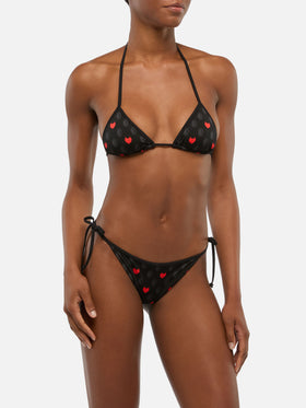 Maleah triangle bikini with Milan print | AC MILAN SPECIAL EDITION