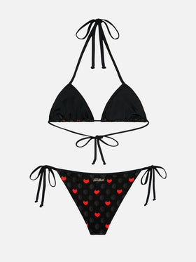 Maleah triangle bikini with Milan print | AC MILAN SPECIAL EDITION