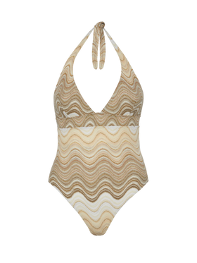 Marylin raschel wavy one-piece swimsuit - MC2 Saint Barth