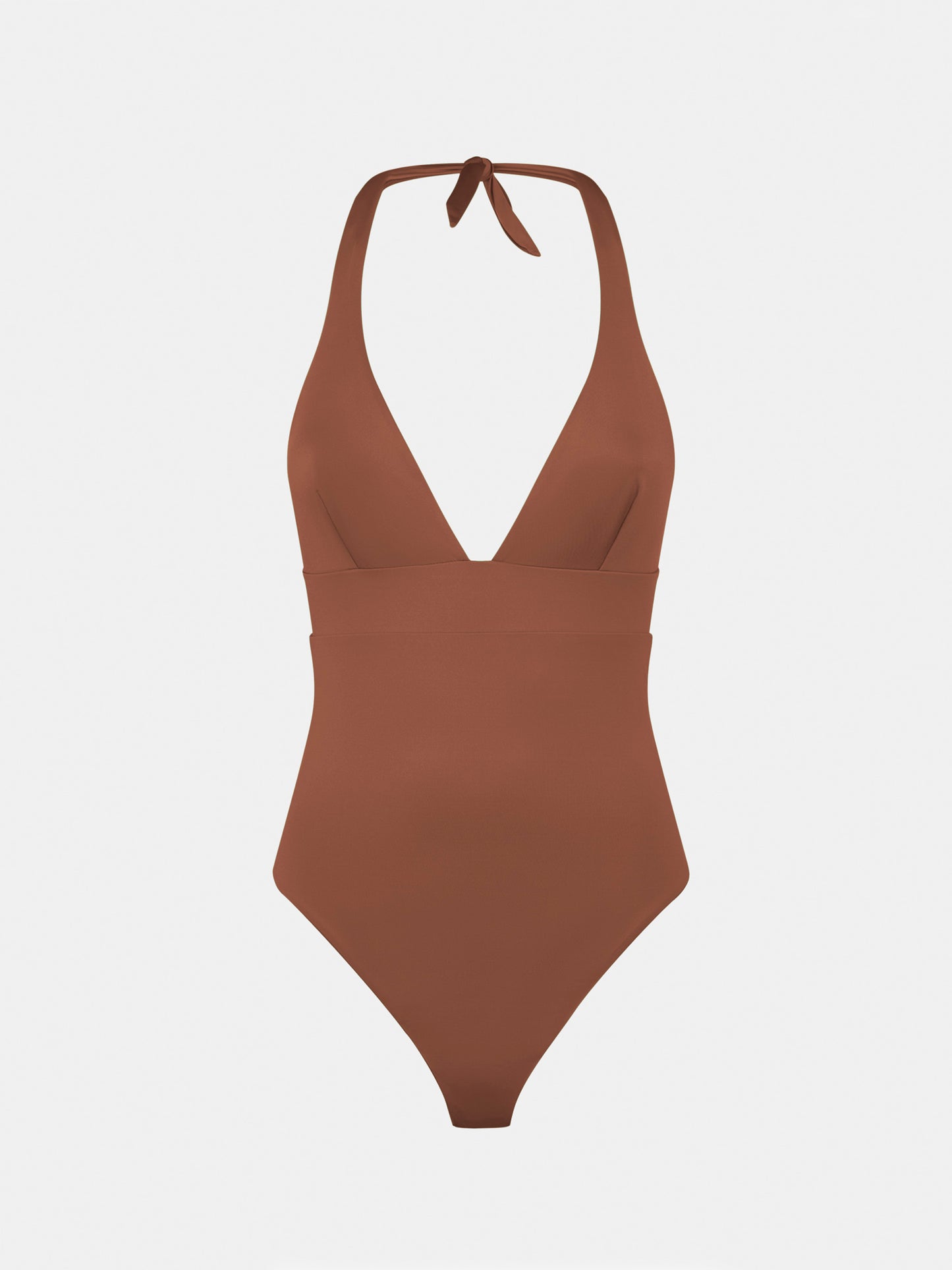 Brauner Marylin-Badeanzug für Damen