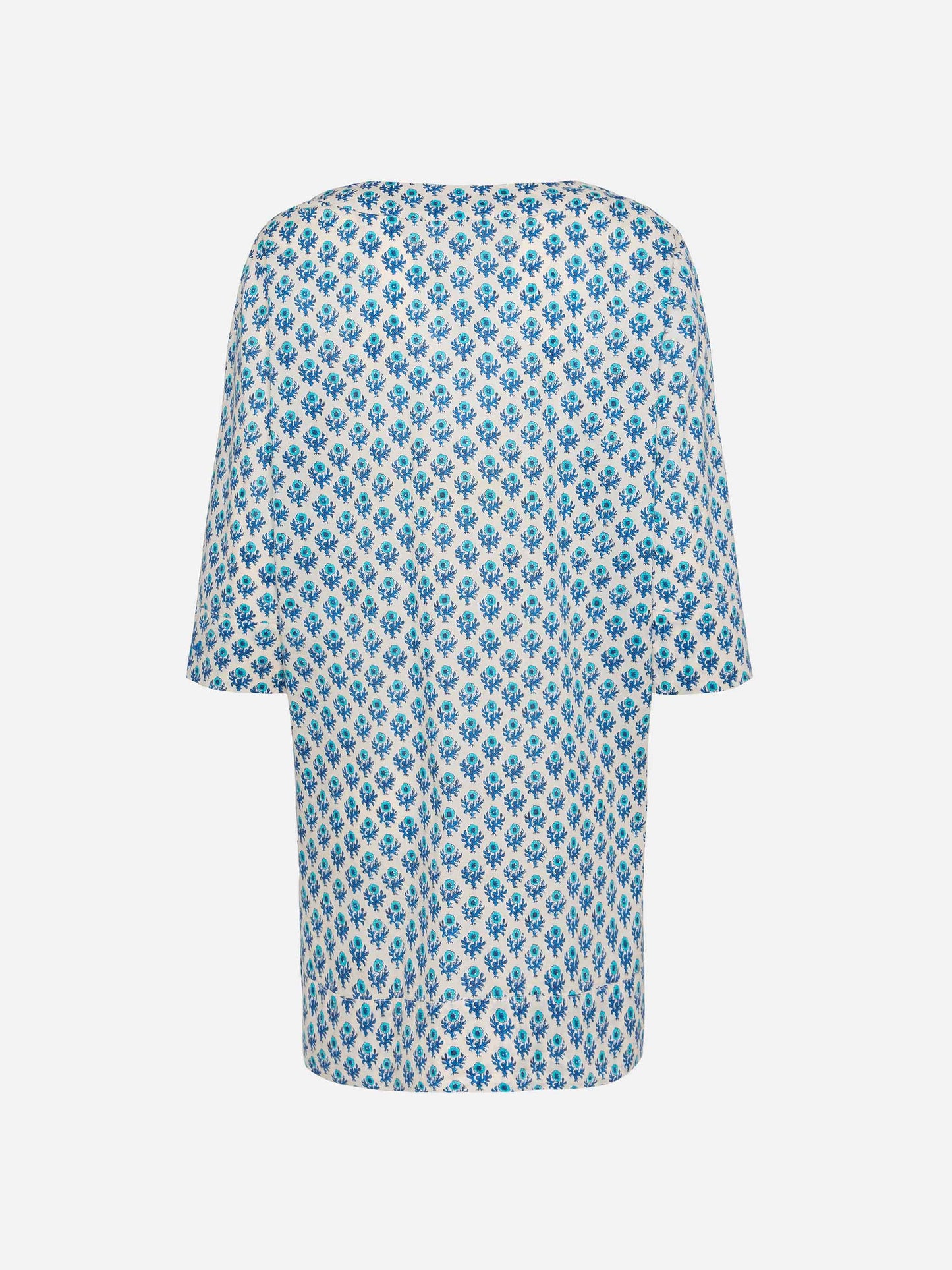 Macha cotton tunic dress with floral print - MC2 Saint Barth