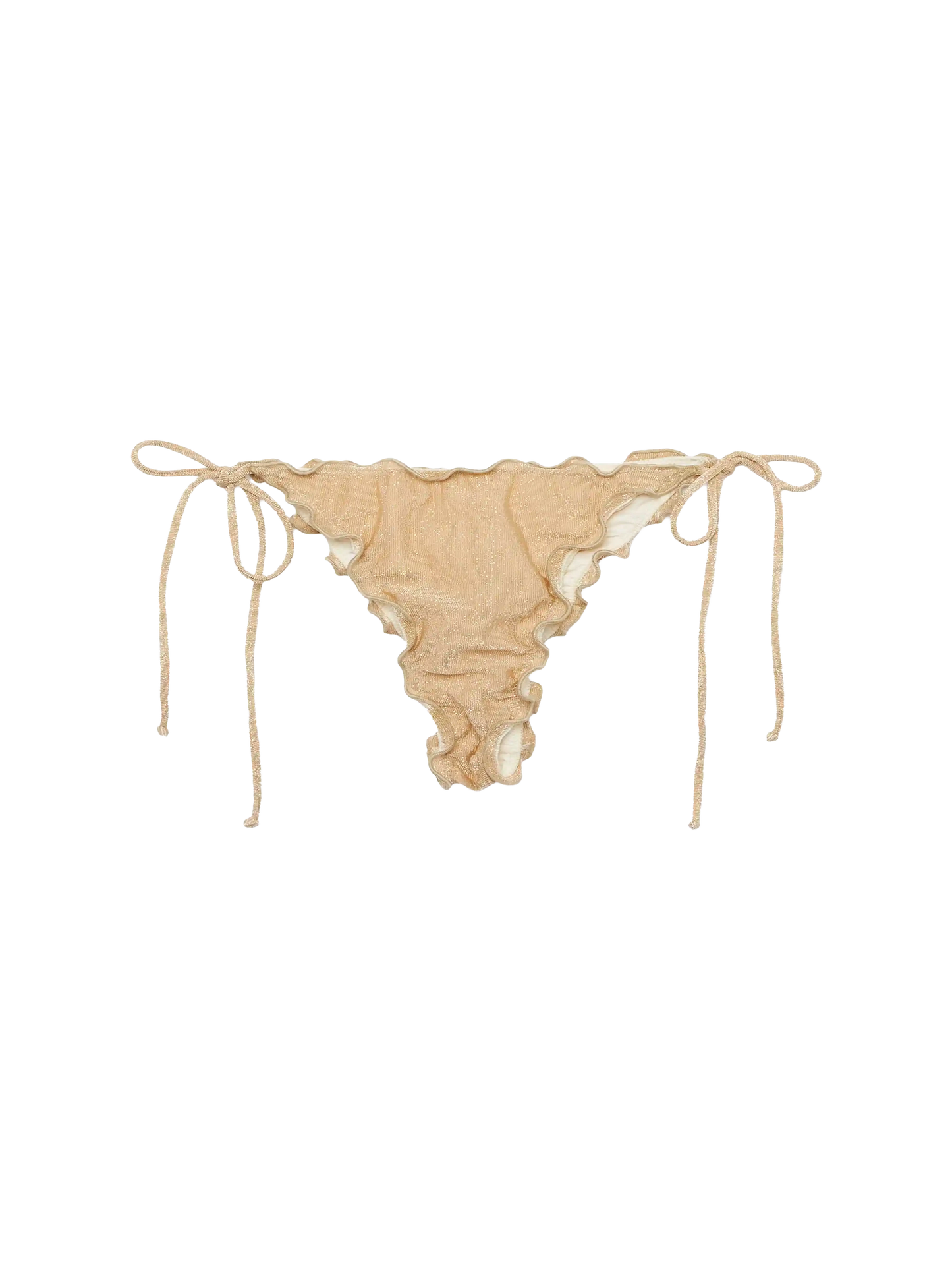 Freche Badehose „Miami“ aus goldenem Lurex