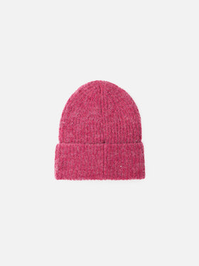 Woman peony stretch yarn hat Moss - MC2 Saint Barth