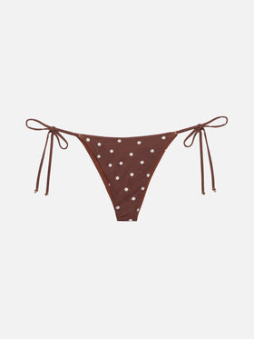 Marielle classic swim briefs with polka dots print - MC2 Saint Barth