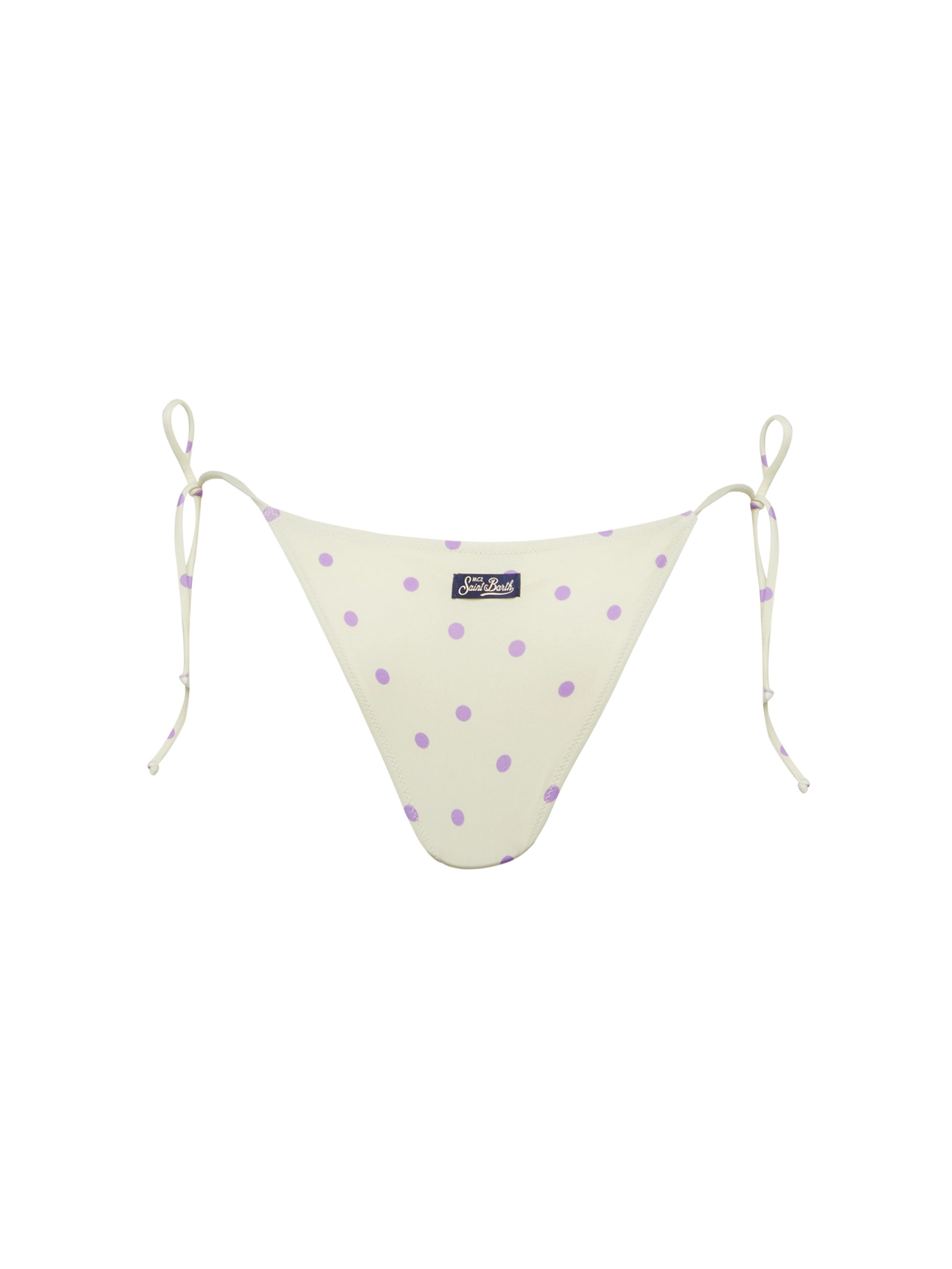 Marielle classic swim briefs with polka dots print - MC2 Saint Barth