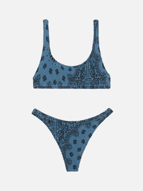 Bikini a bralette Naima Naomi con stampa bandana