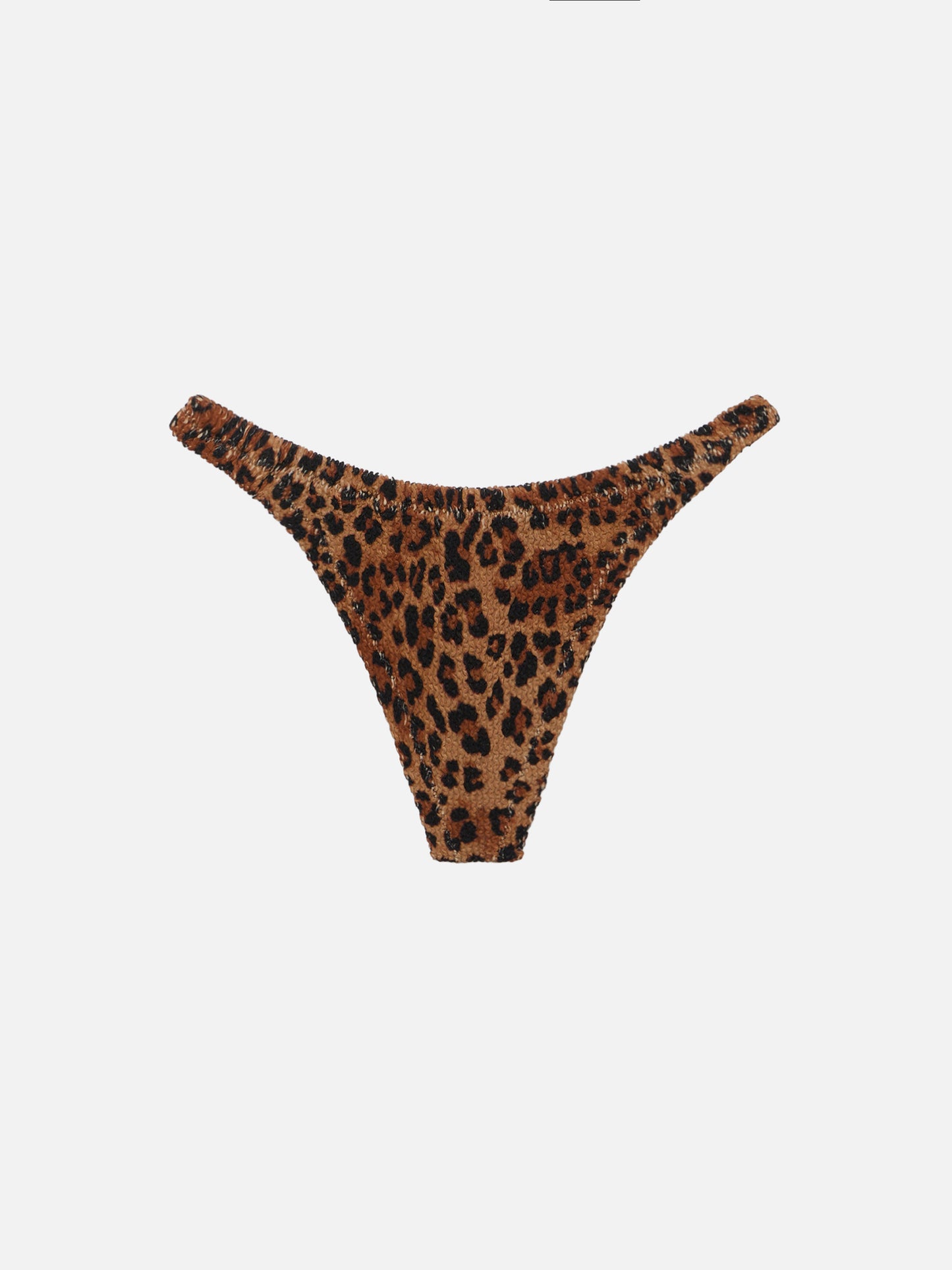 Naomi cheeky swim briefs with leopard print