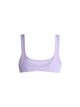 Naima lilac crinkle classic bralette top - MC2 Saint Barth