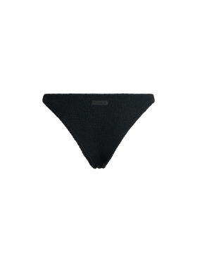 Naomi black crinkle cheeky swim briefs - MC2 Saint Barth