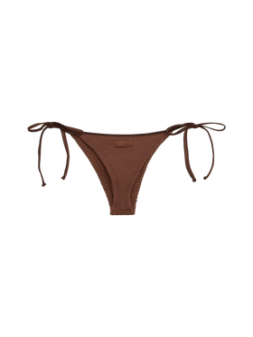 Norah brown crinkle cheekiest swim briefs - MC2 Saint Barth