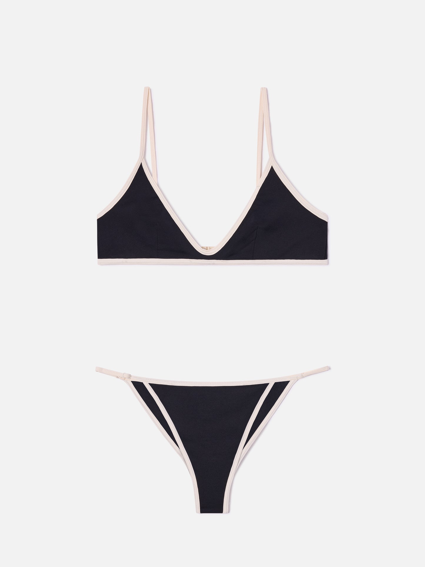 Paloma Zephire String black bikini with contrast trims