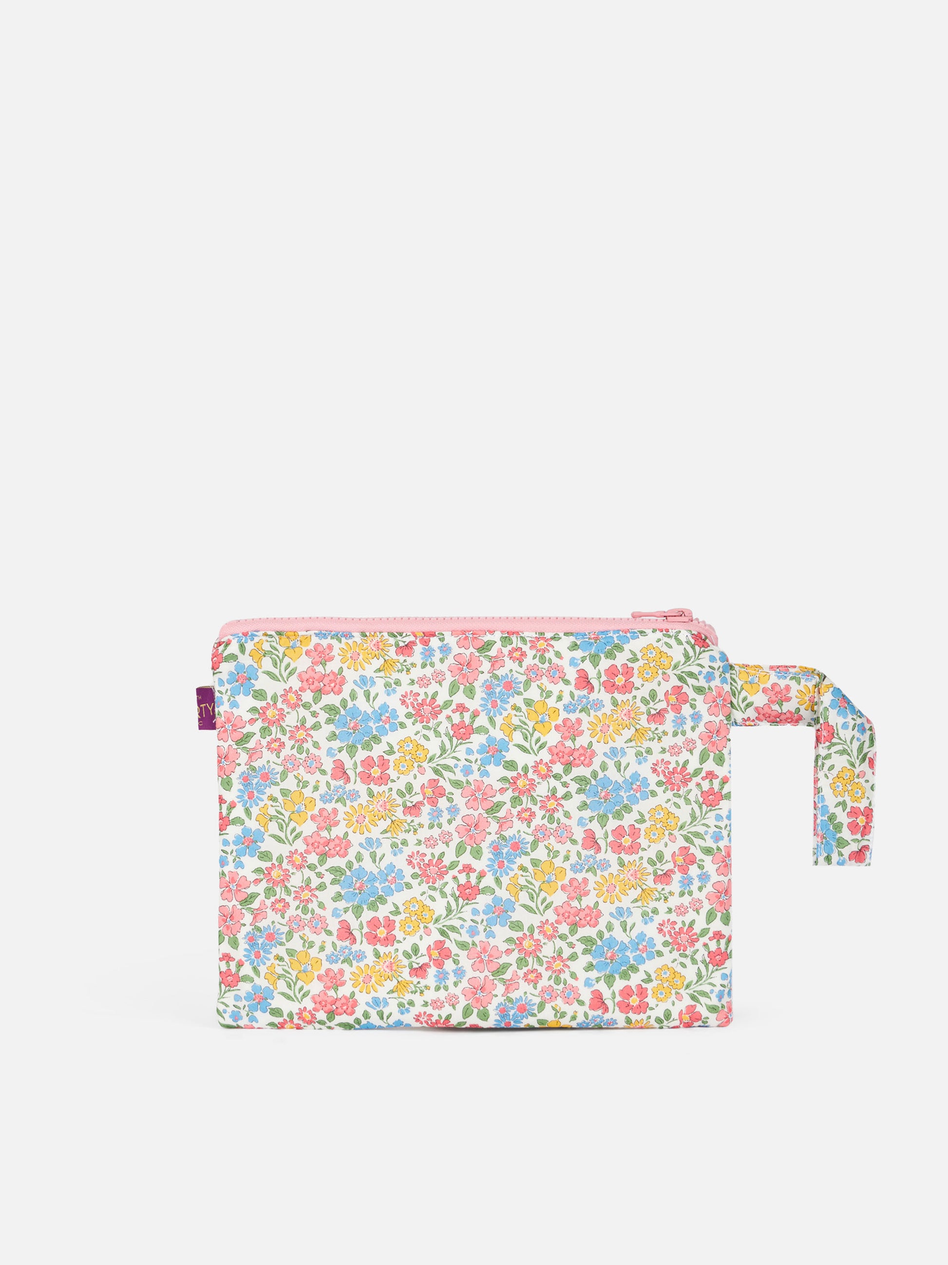 Pareasy pochette with Annabelle print | MADE WITH LIBERY FABRIC - MC2 Saint Barth
