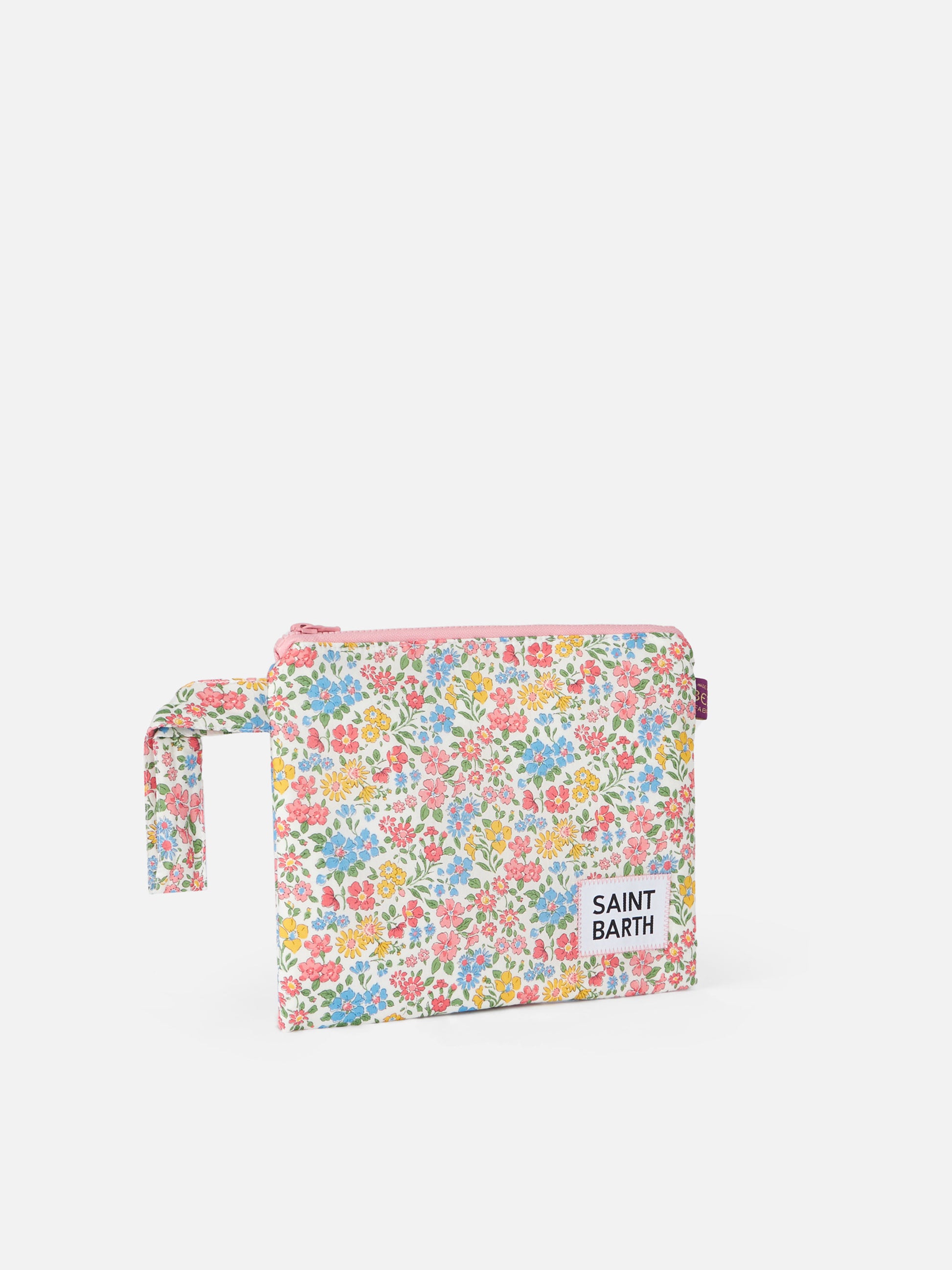 Pareasy pochette with Annabelle print | MADE WITH LIBERY FABRIC - MC2 Saint Barth