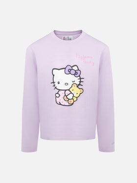 Girl long-sleeve t-shirt Penny with Hello Kitty print | HELLO KITTY SPECIAL EDITION - MC2 Saint Barth