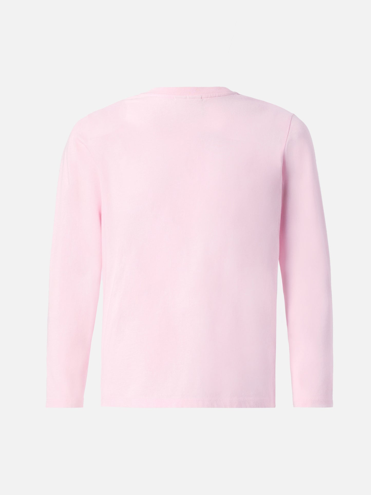 Penny long-sleeve cotton T-shirt in pink with Snoopy print and rhinestone appliqué | PEANUTS SPECIAL EDITION