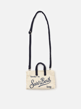 Off-white cotton canvas Phone Bag - MC2 Saint Barth