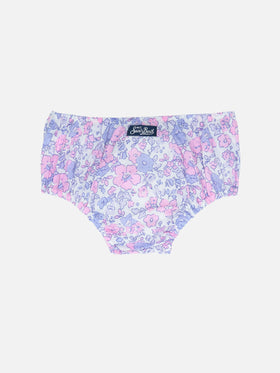Baby girl bloomers Pimmy with flower print - MC2 Saint Barth