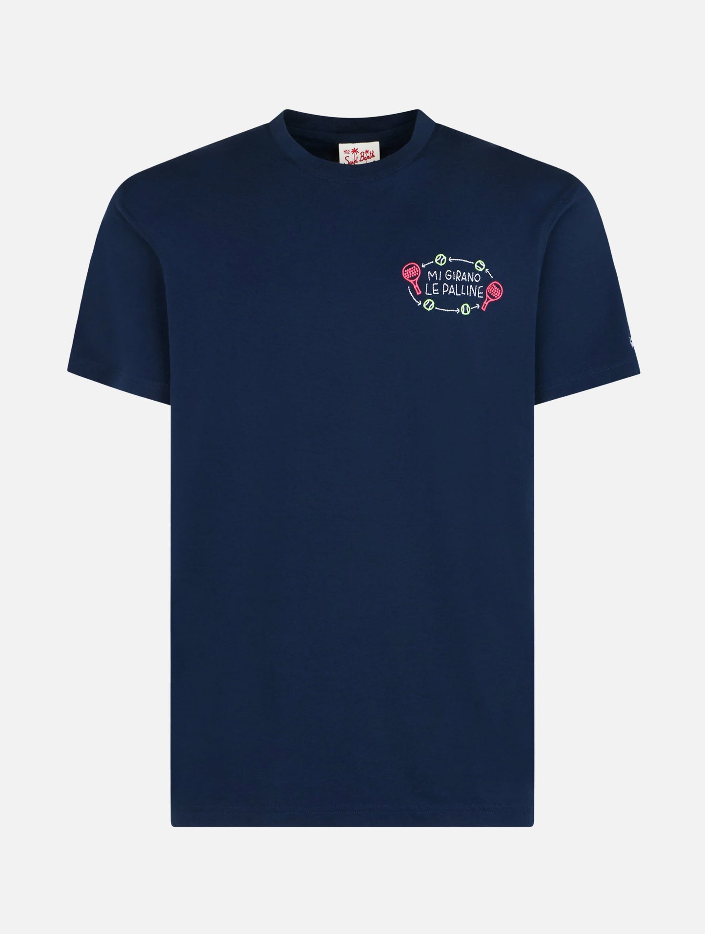 Portofino t-shirt with Mi girano le palline embroidery | Special Edition
