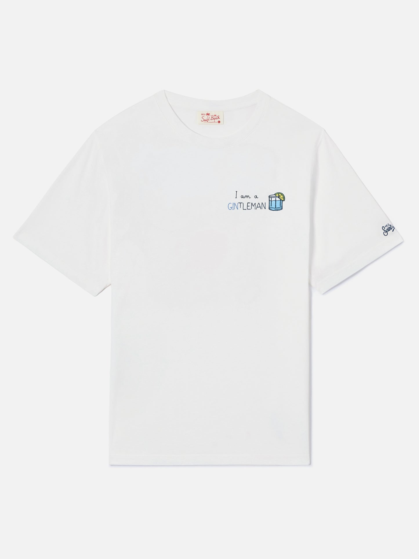 Portofino t-shirt with I am a GINtleman embroidery
