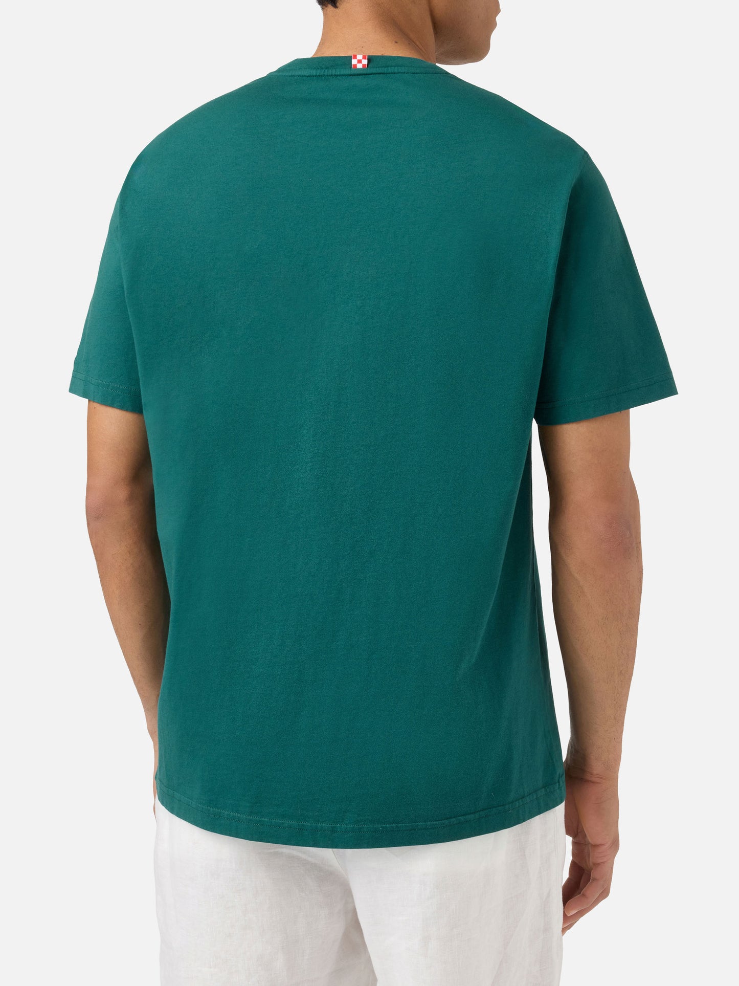 Green Portofino T-shirt with Mi Piace Tonica embroidery | Special Edition